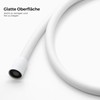 Vancoco PVC Shower Hose 1.5 m G1/2 Connection White with