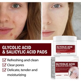 Salicylsäure-Pads, Gesichtspeeling Pads, Glykolsäure-Peeling-Pad, Skin Repair Pads Aufhellende Peeling-Pads, Salicylic Acid Fix, Peelt Oberflächliche Haut Und Verfeinert Die Poren, 55 Stück