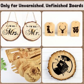 11 PCS Wooden Burning Paste Kit，4 OZ Marker Paste for Burn Set, Burning Markers on Wood Surface, Accurately & Easily Burn Designs on Wood, Perfect Ideal for Making Gifts, Handicrafts, Art Studios