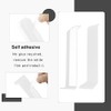 COUKIU Self Adhesive Baseboard Corner Blocks, 4inch(Width)3 Inside + 3