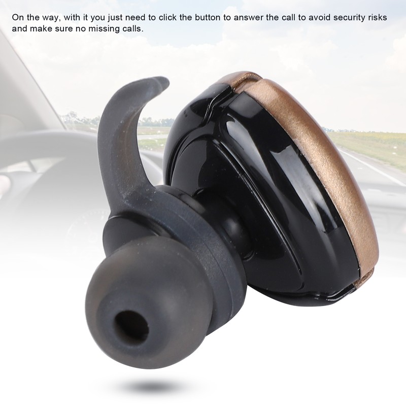 A108 Single Ear Headset Wireless Bluetooth Earbuds Sports inEar Headphone
