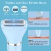 Scttomon 3-in-1 Electric Razor IPX7 Waterproof Bikini Trimmer Wet &