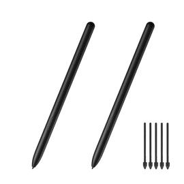 2 Pack Stylus Pen for Remarkable 2 Replacement Pen for Remarkable 2 Stylus Pen Compatible with Remarkable2,4096 Levels of Pressure Sensitivity + 5 Tips (Black)