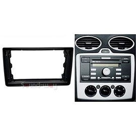 Sound-way - 9" inch in dash car stereo adapter mounting fascia kit compatible with Ford Focus II, C-Max, S-Max, Fusion, Transit, Fiesta