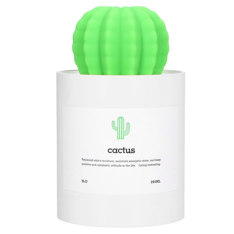 280ml Cactus Desktop Humidifier USB Power Supply Mute Nano Atomization