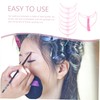 Healeved 3sets Portable Eyebrow Stencils Brow Templates for Easy Makeup