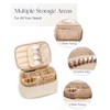Prite Makeup Bag Portable Cosmetic Organizer with Brush Holder Waterproof