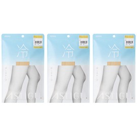 Atsugi AP6007 AP6007 Women's Stockings, Keeps Cool, Set of 3 Pairs, nude beige