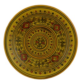 Ceramic Plates Moroccan Safi Serving Plate Large 12 Inches Round