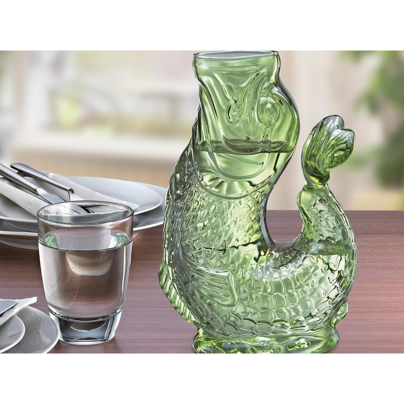 Cilio Nemo Water Carafe Green 10 x 15.5 x 23
