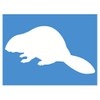 EZ-STIK Beaver Decal StickerJ510 8 inch Wide