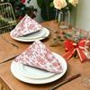 senya Christmas Cloth Napkin Christmas Snowflakes Cloth Napkin Set of