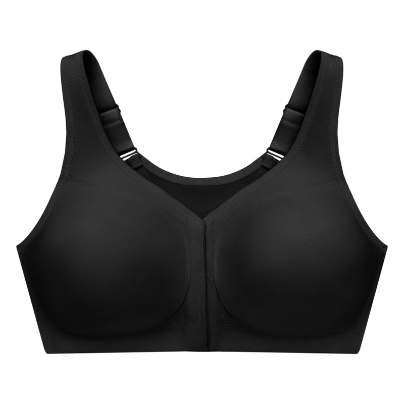 Glamorise Women's MagicLift Front Close Posture Back Support Bra #1265,