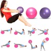 Lovgrin Exercise Pilates Ball, 2 Pcs Stability Ball Yoga Barre