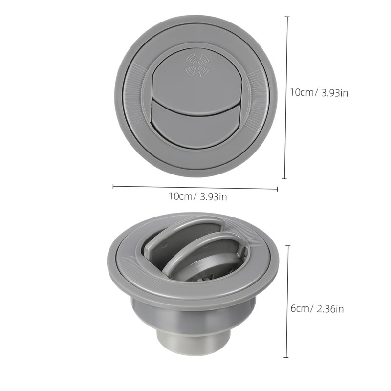 Gatuida Rv Air Outlet Round Vent Cover Deflector for and
