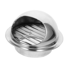 Operitacx Stainless Steel Outdoor Dryer Vent Cover Wall Mount Soffit Vent with Rain Cap and Screen Mesh for Kitchen Bathroom and Exhaust Systems Durable Easy Installation