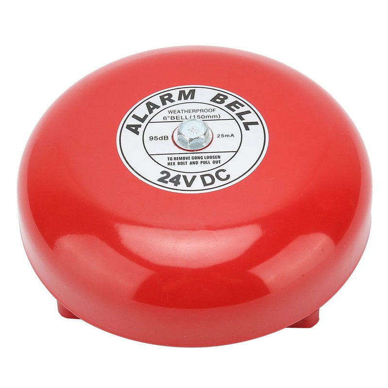 6 Inches Carbon Steel Internal Strike Type Electric Bell 95db