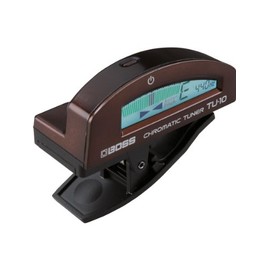 BOSS TU-10-BN Clip-On Chromatic Tuner, brown (TU-10-BN)