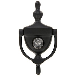 Deltana DKV630U19 Door Knocker with Viewer 1-3/4-Inch Max Door Thickness