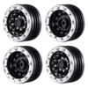 TRZX Metal 1.9" Beadlock Wheels RC Wheels Rim Hub for