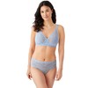Wacoal Women's Soft Sense Lace Bralette, Kentucky Blue, Small