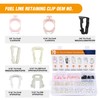 GOOACC 70Pcs Fuel Line Retaining Clips Assortment Kit 3/8" 5/16"