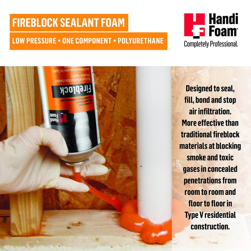 Icp Adhesives And Sealants Handi-Foam Fireblock Sealant