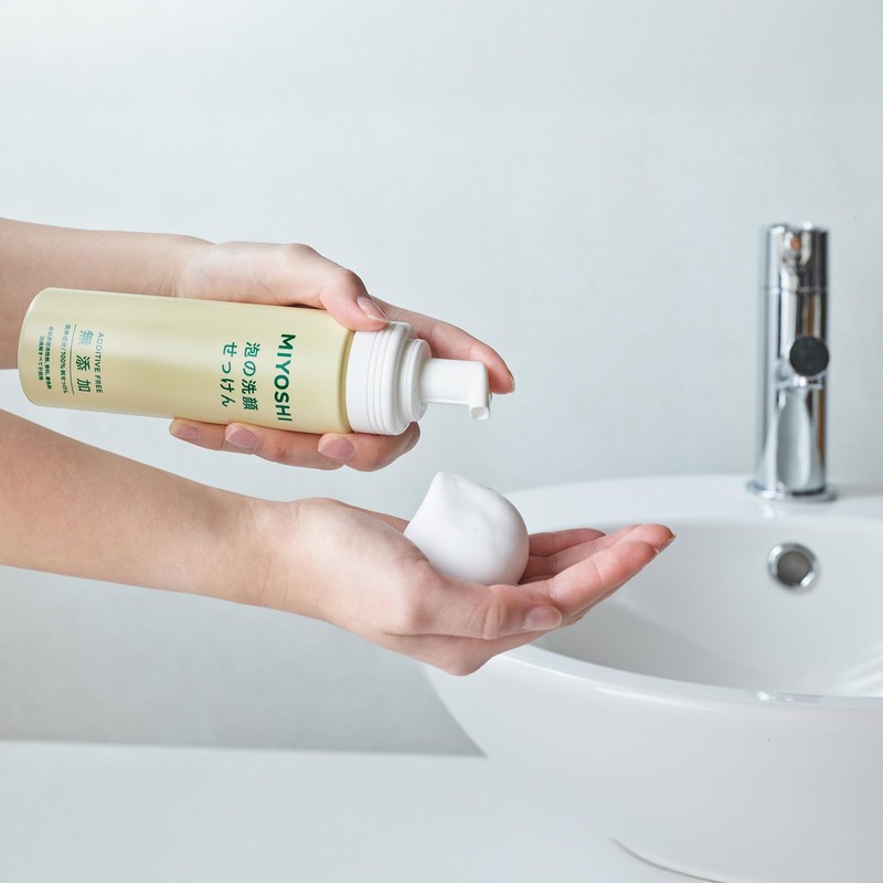 MIYOSHI Additive-free Foaming Face Soap