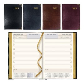 Brownline® 2025 Executive Daily Planner, Appointment Book, 12 Months, January to December, Sewn Binding, 7.125" x 4.875", Assorted Colors, Trilingual (CBE504.ASX-25)