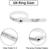 Ring Sizer Plastic Set Ring Mandrel with British Ring Sizer