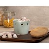ONEMORE Large Garlic Keeper with Lid, Ceramic Garlic Saver 5