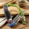 2pcs Knife Lanyards, Paracord Lanyard for Knife EDC Keychains Zipper