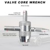 BWBWND 4-Way Valve Core Removal Tool, 4-in-1 Valve Core Tools