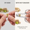 2Pcs Nut Crackers Nuts Pistachio Sheller Opener Kitchen Tools Stainless