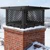 Chimney Cap 14x14 Inch Square Cover: All Weather Easy Assembly