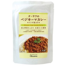 Osawa Veggie Keema Curry with Lentils, 5.3 oz (150 g) x 2 Pieces JAN: 4932828061757