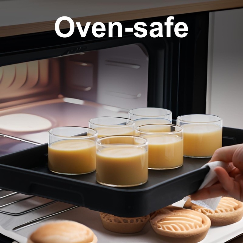 Baalaka Ramekins Oven Safe, Creme Brulee ramekins set of 6,