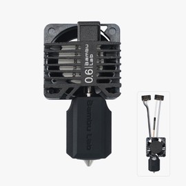 3DTOOLS Bamboo LAB Hardened Steel Complete Hotend Kits Set with Fan for Bambu LAB P1,P1P,P1S 3D Printer 0.6MM