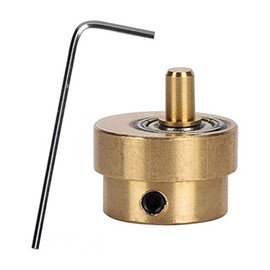 Tattoo Machine Eccentric Wheel, ATOMUS 1pc Gold Brass Rotary Tattoo Machine Adjustable Bearing Cam Wheels with Screw Spanner Bronze Replacement Bearings Parts