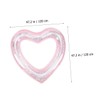 SAFIGLE Love Swimming Ring Children's Toy Beach Toy Inflatable Heart