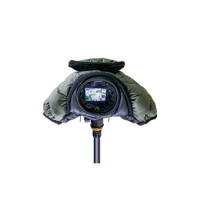 CamRebel Camera Rain Coat Cover, Cold-Proof Warm Cover, Snow or