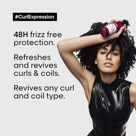 L'Oréal Professionnel Paris Curl Expression Reactivador de rizos | Reactivador para rizos más definidos | Con protección térmica y control de frizz | 