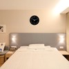 PATIKIL 12 Inch Wall Clock, Battery Operated Silent Non-Ticking Round