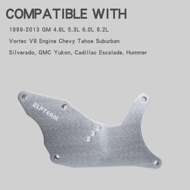 ZLPTEAM Alternator Bracket Kit compatible with 1999-2013 GM 4.8L 5.3L