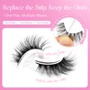 CALAILIS Self Adhesive Eyelashes 5 Pairs Natural Look Press On