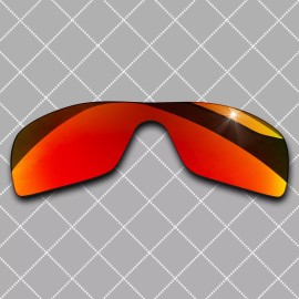 Oakley EZSwap Polarized Replacement Lenses for-Oakley Batwolf OO9101 Blaze Red