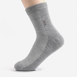 Gray mesh men's spring socks adult men's socks Medium socks 5ea