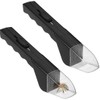 IKOPFLN 2 Stück Handheld Insektenfänger,Handheld-Insektenfalle, Spinnenfalle, Insektenfangwerkzeug(Schwarz)