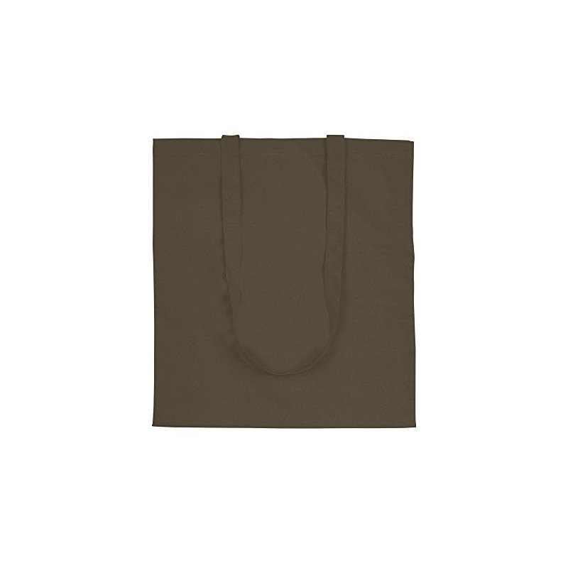 eBuyGB Pack of 5 Plain Natural Resuable Cotton Shopper Tote