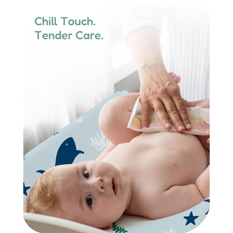TotChill Extra Stretchy Changing Pad Cover, Ultra Soft Premium Jersey